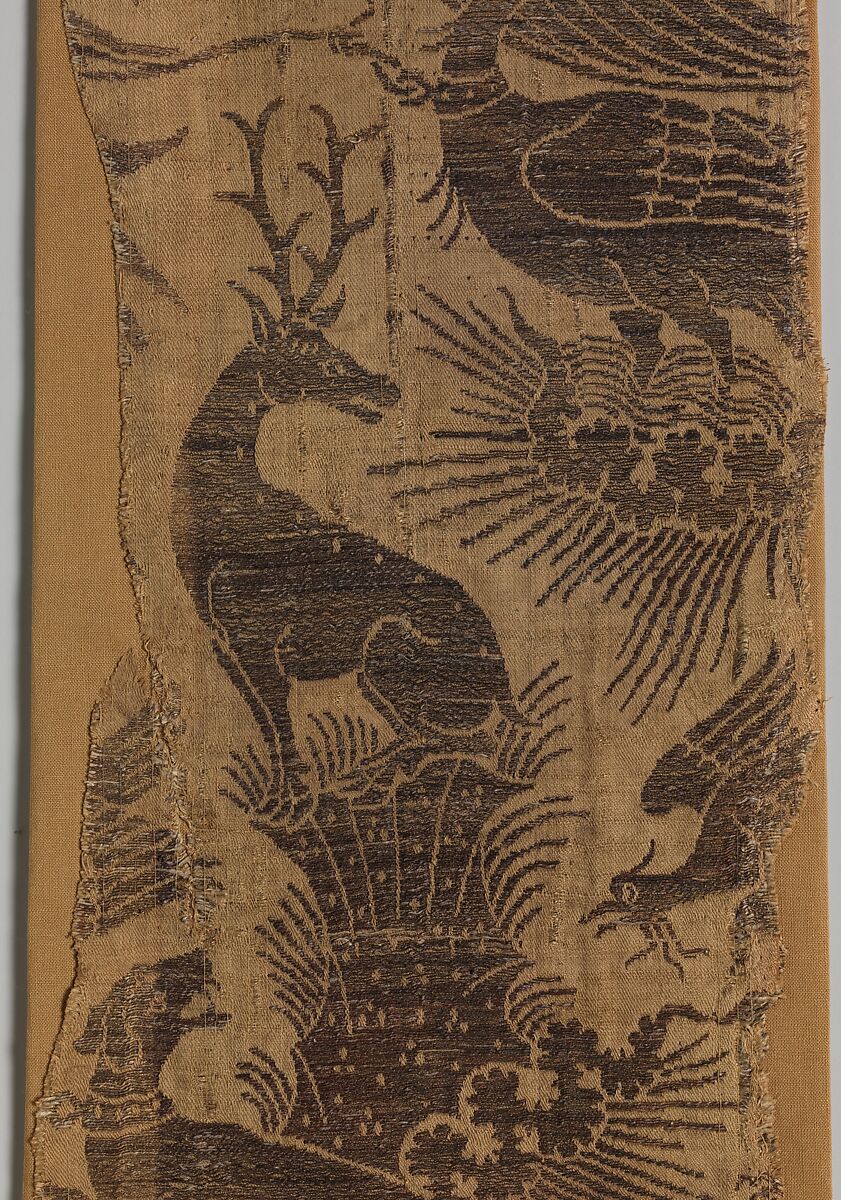 Textile, Silk, metal thread, Italian