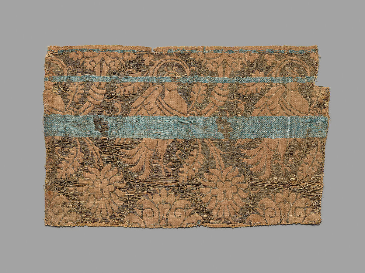 Textile, Silk, metal thread, Italian