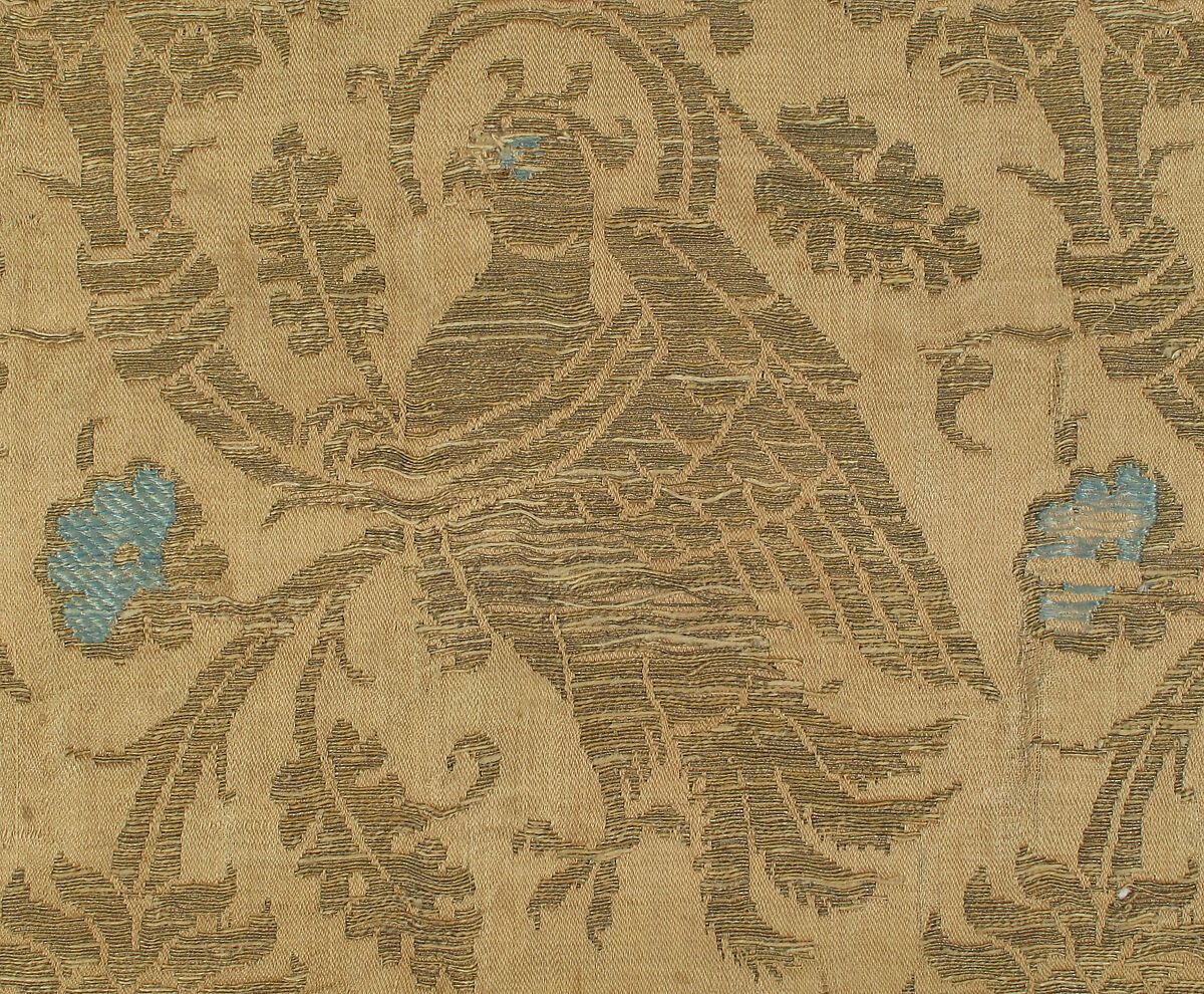 Textile, Silk, metal thread, Italian