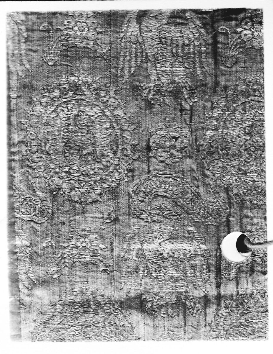 Textile, Silk & metal thread, Italian