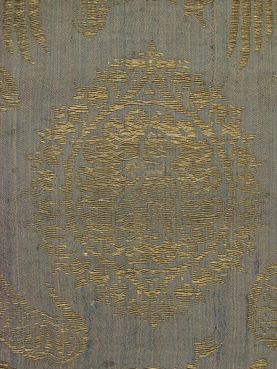 Textile, Silk & metal thread, Italian