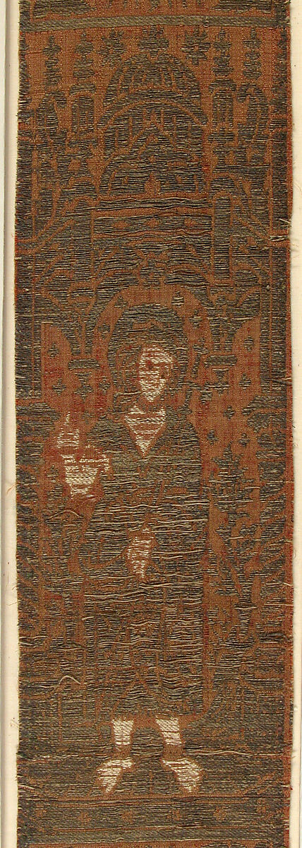 Orphrey, Silk, metal thread, Italian