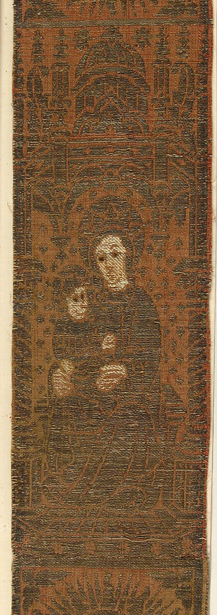 Orphrey, Silk, metal thread, Italian