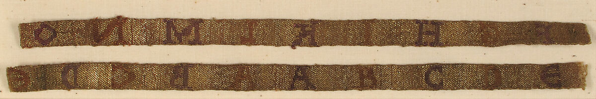 Textile, Silk, metal thread, European 