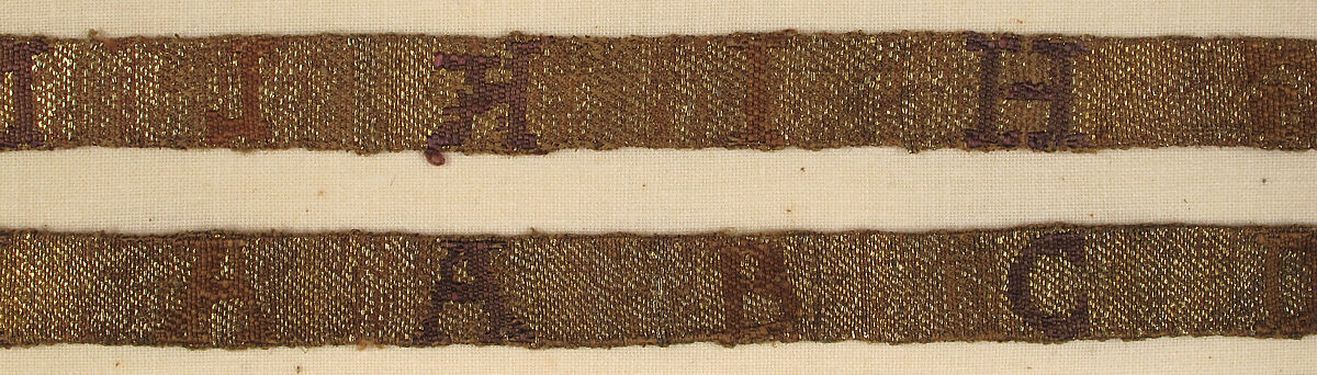 Textile, Silk, metal thread, European