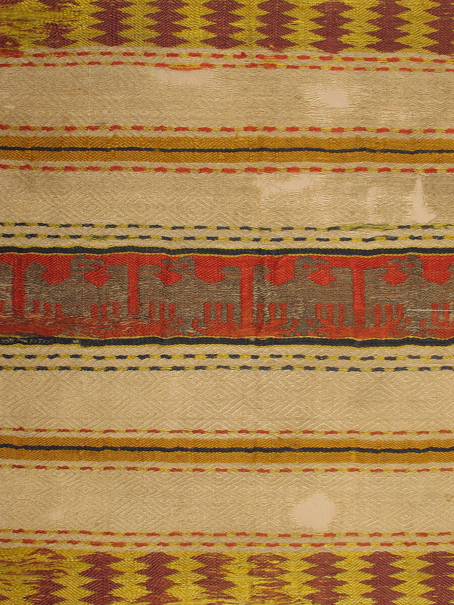 Liturgical Towel, Linen, silk & metal thread, Italian
