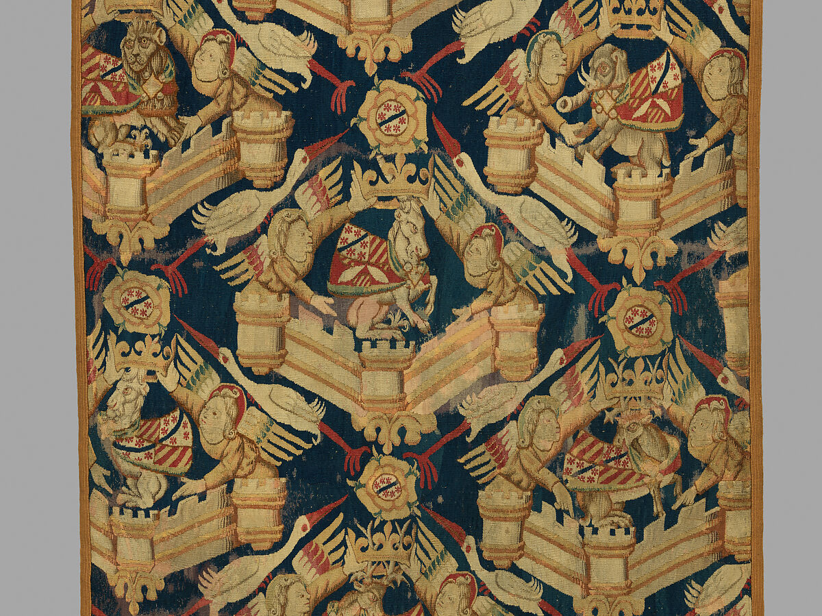 Heraldic Composition, Wool warp, wool wefts, South Netherlandish