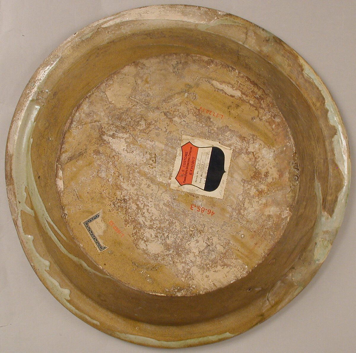 Dish, Earthenware, tin-glaze (Majolica), Italian