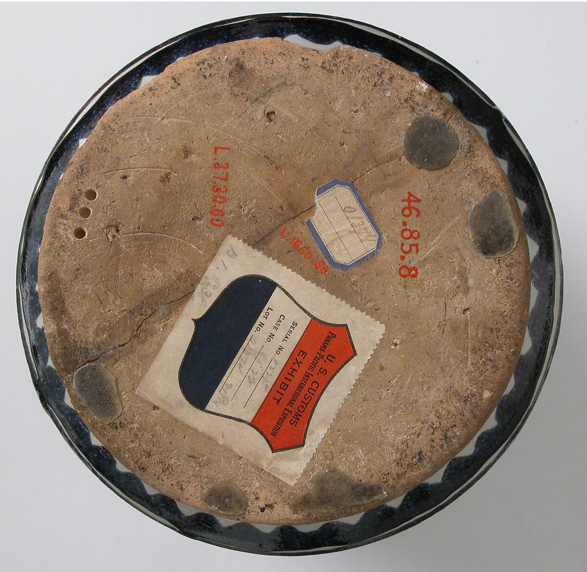 Pharmacy Jar, Tin-glazed earthenware, Italian