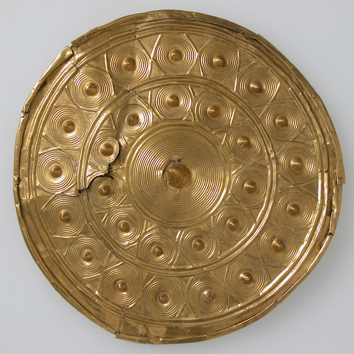 Disk from a Reel, Gold, Irish