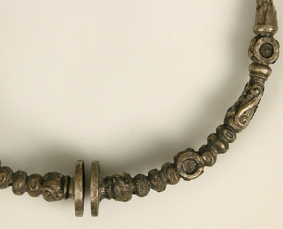 Silver Neck Ring, Silver, Celtic