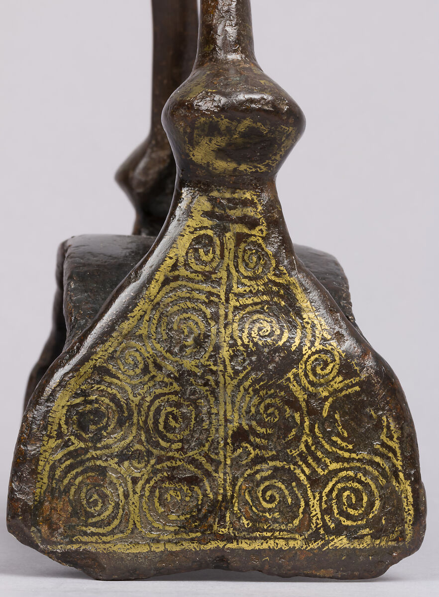 Stirrup, Iron with copper alloy inlay, Anglo-Scandinavian