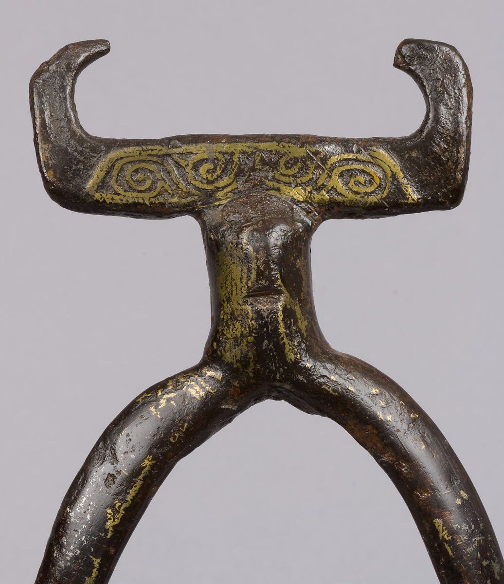Stirrup, Iron with copper alloy inlay, Anglo-Scandinavian