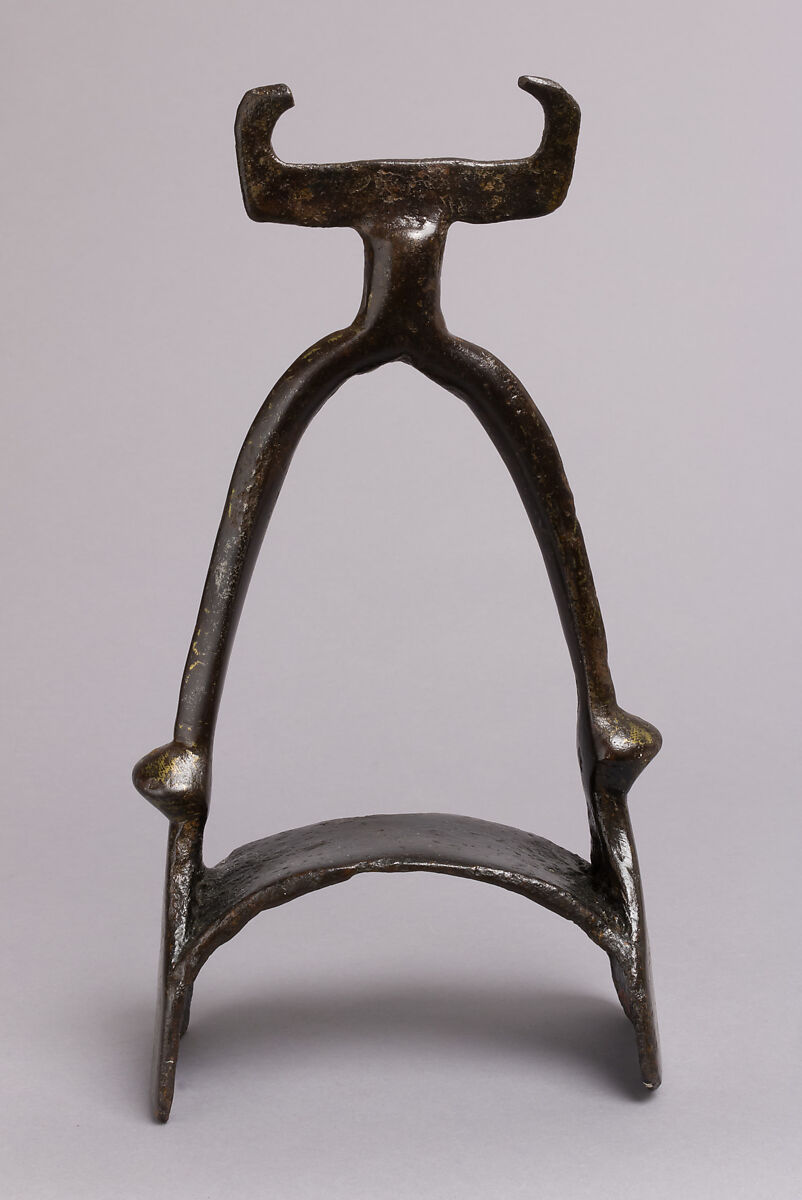 Stirrup, Iron with copper alloy inlay, Anglo-Scandinavian