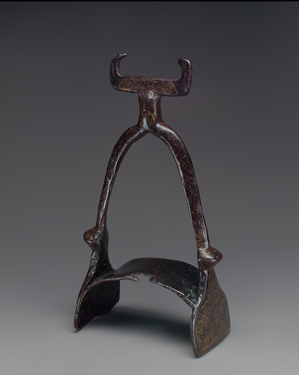 Stirrup, Iron with copper alloy inlay, Anglo-Scandinavian 