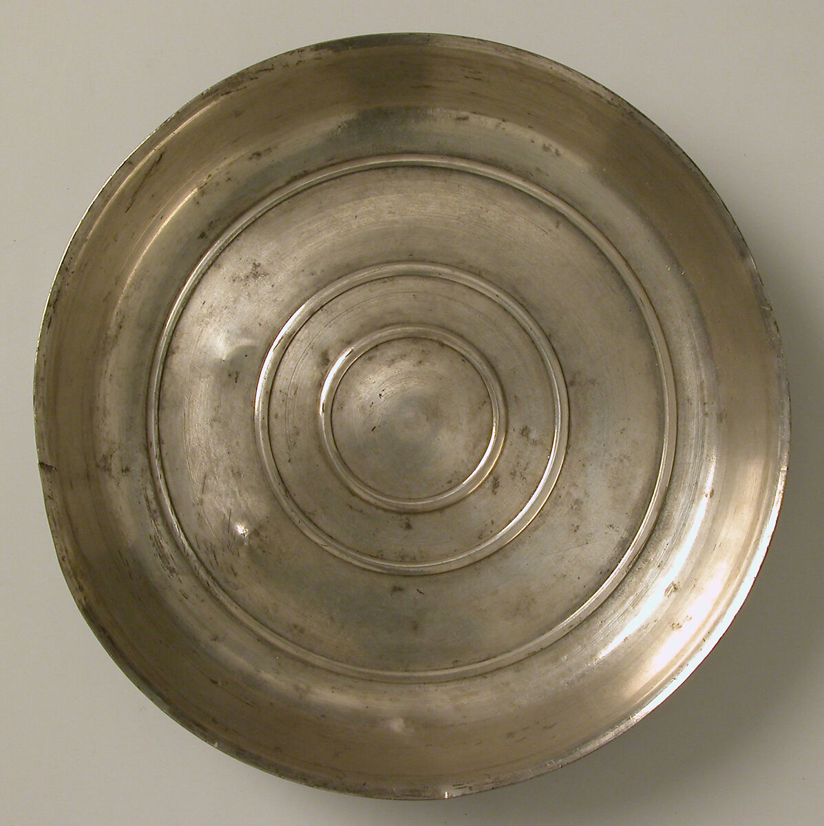 Silver Dish, Silver, Late Roman