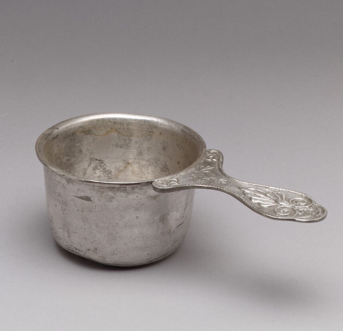 Silver Patera (Saucepan-Shaped Vessel), Silver, Late Roman 