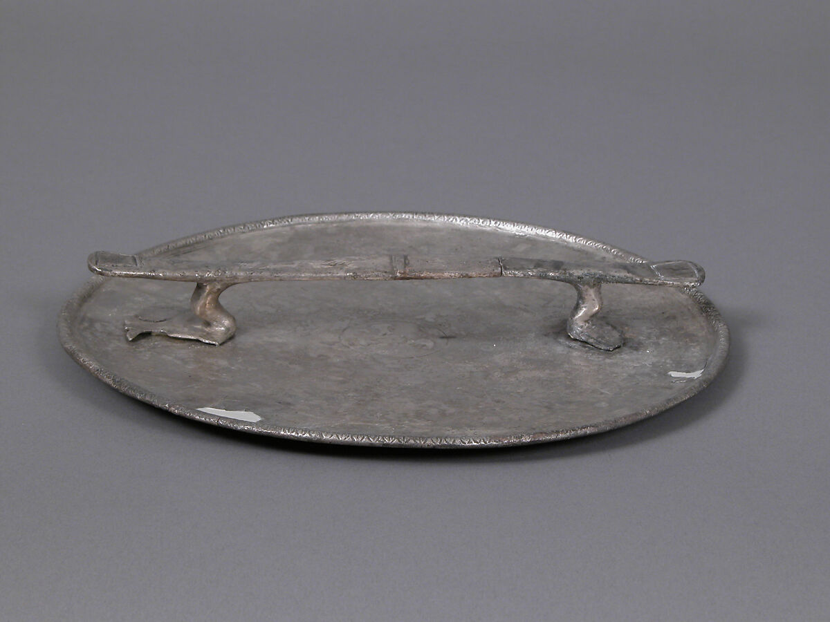 Mirror with Handle, Silver, Syrian