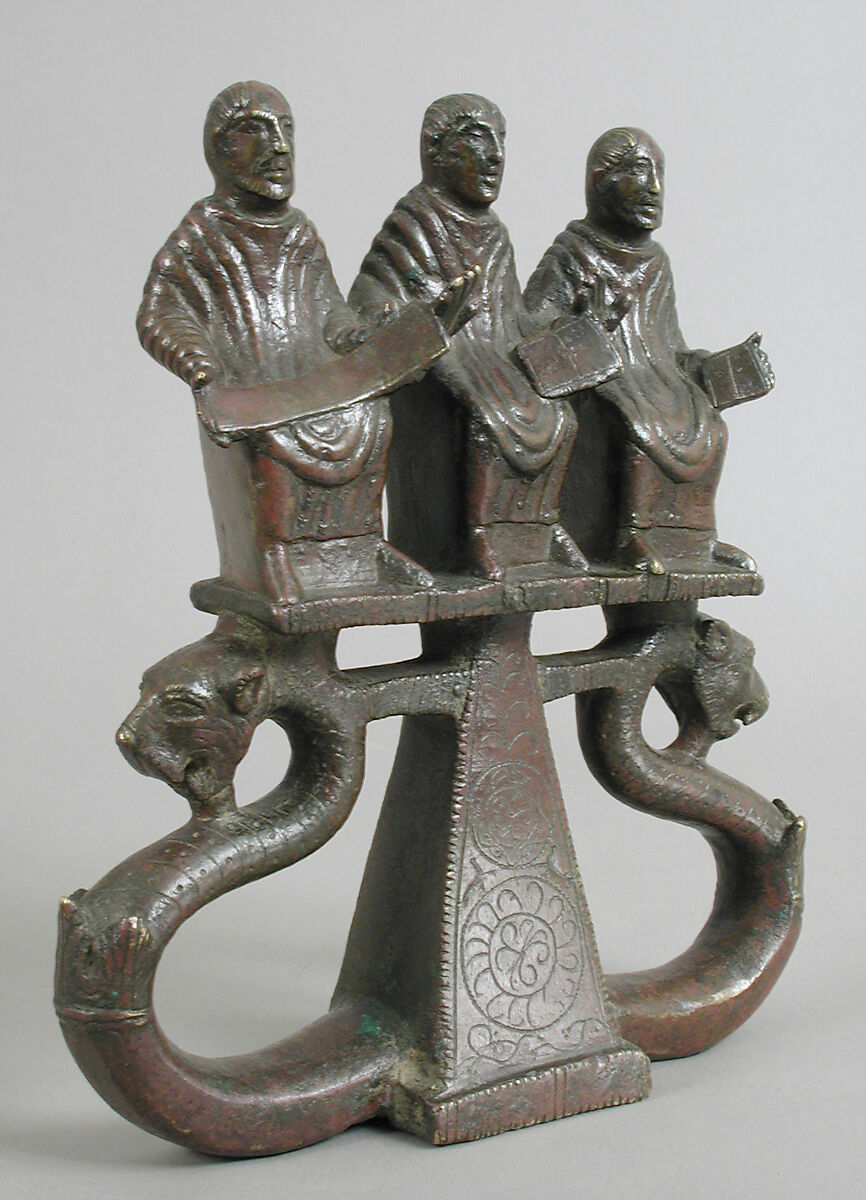 Chariot Mount with Three Figures, Copper Alloy, Late Roman or Byzantine