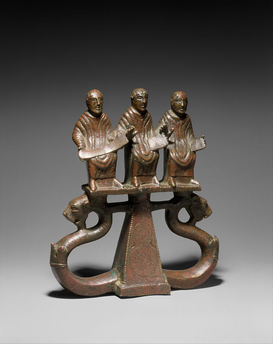 Chariot Mount with Three Figures, Copper Alloy, Late Roman or Byzantine