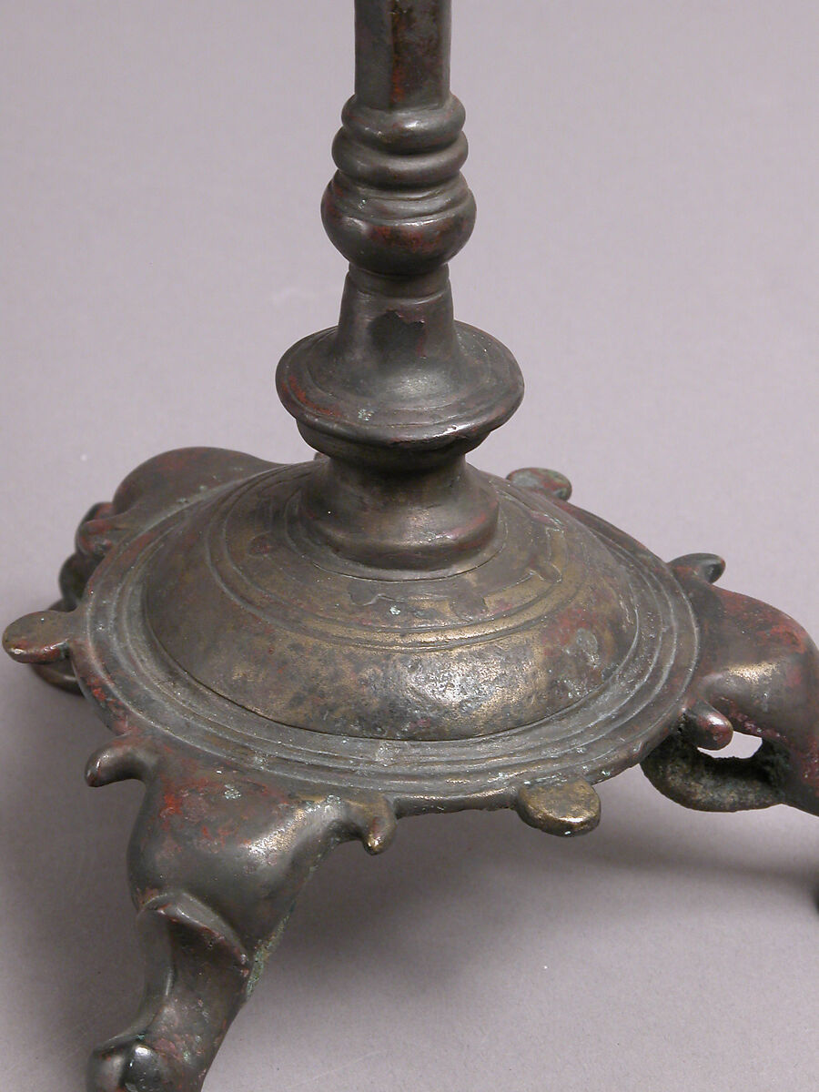 Lamp stand, Bronze, Byzantine