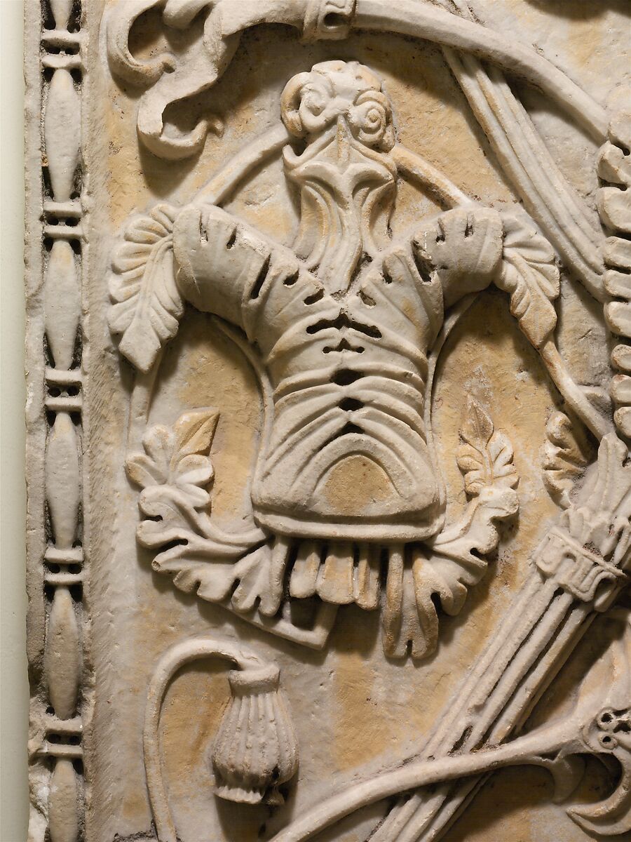 Doorway from the Church of San Nicolò, San Gemini, Marble (Lunense marble from Carrara), Central Italian