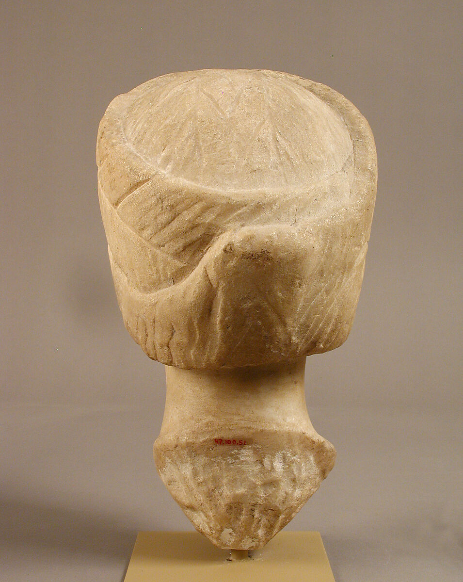 Head, Possibly of Empress Flaccilla, Marble, Byzantine