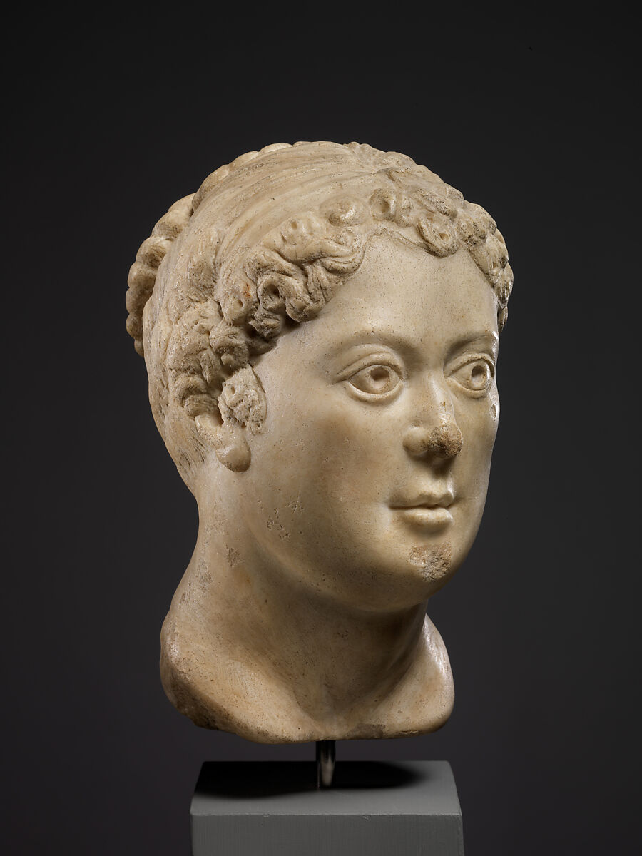 Head of a Woman, Marble, Byzantine