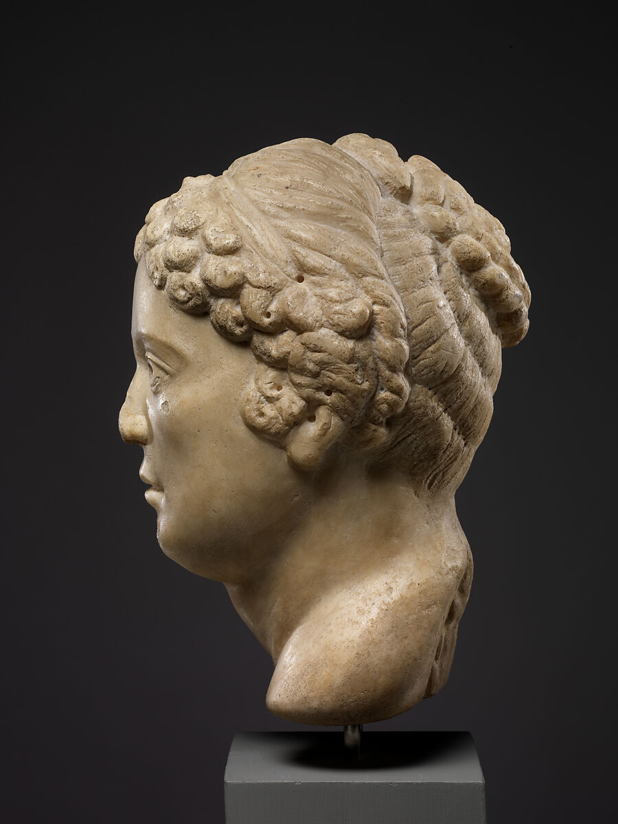 Head of a Woman, Marble, Byzantine