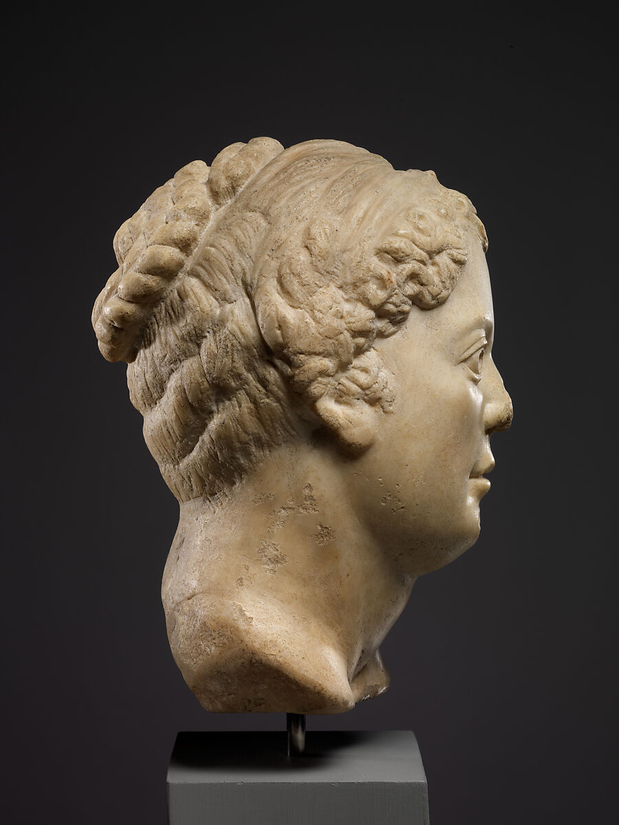 Head of a Woman, Marble, Byzantine