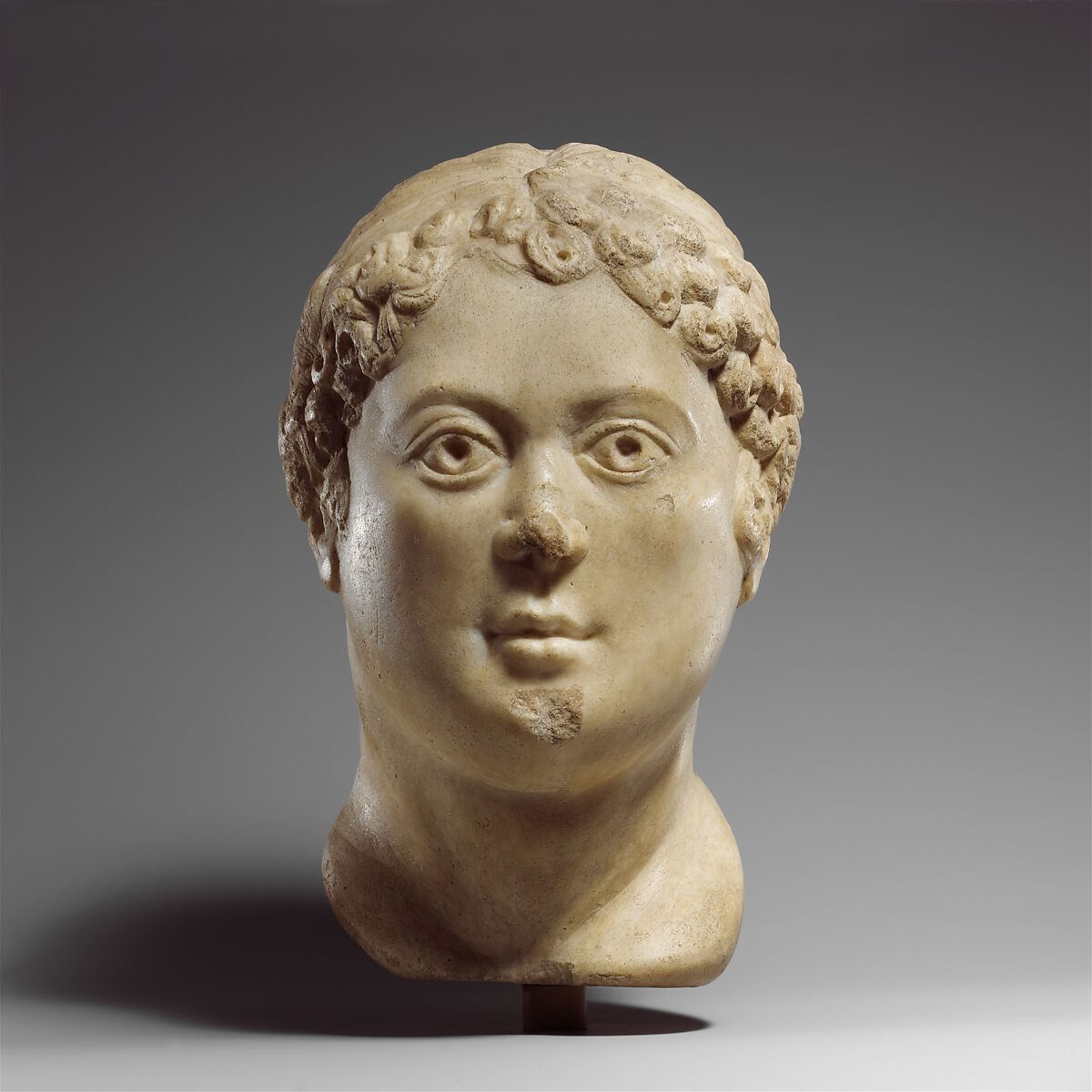 Head of a Woman, Marble, Byzantine