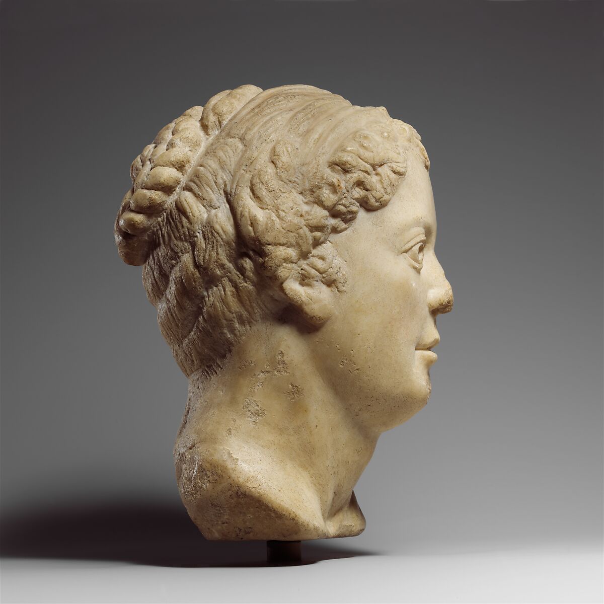 Head of a Woman, Marble, Byzantine