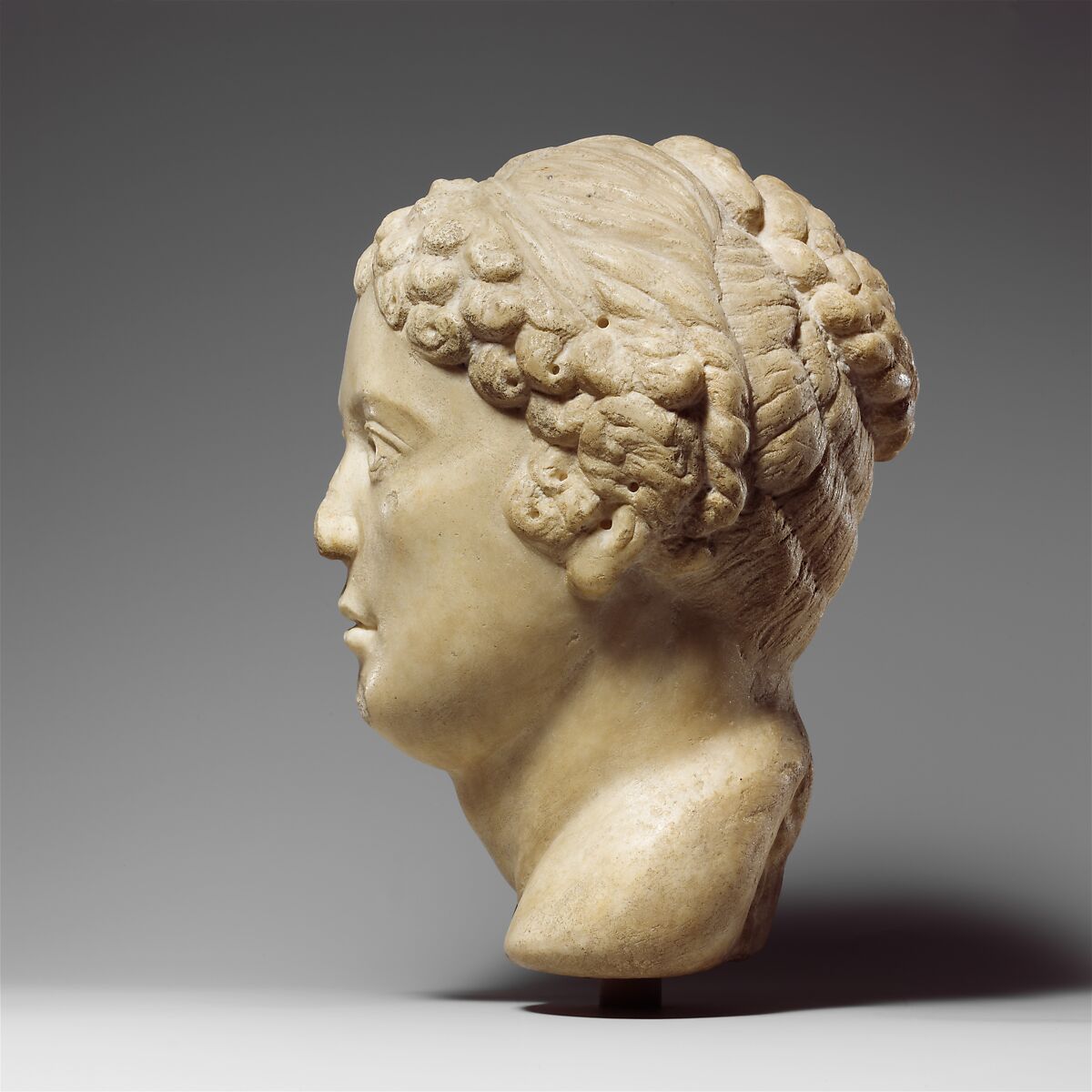 Head of a Woman, Marble, Byzantine