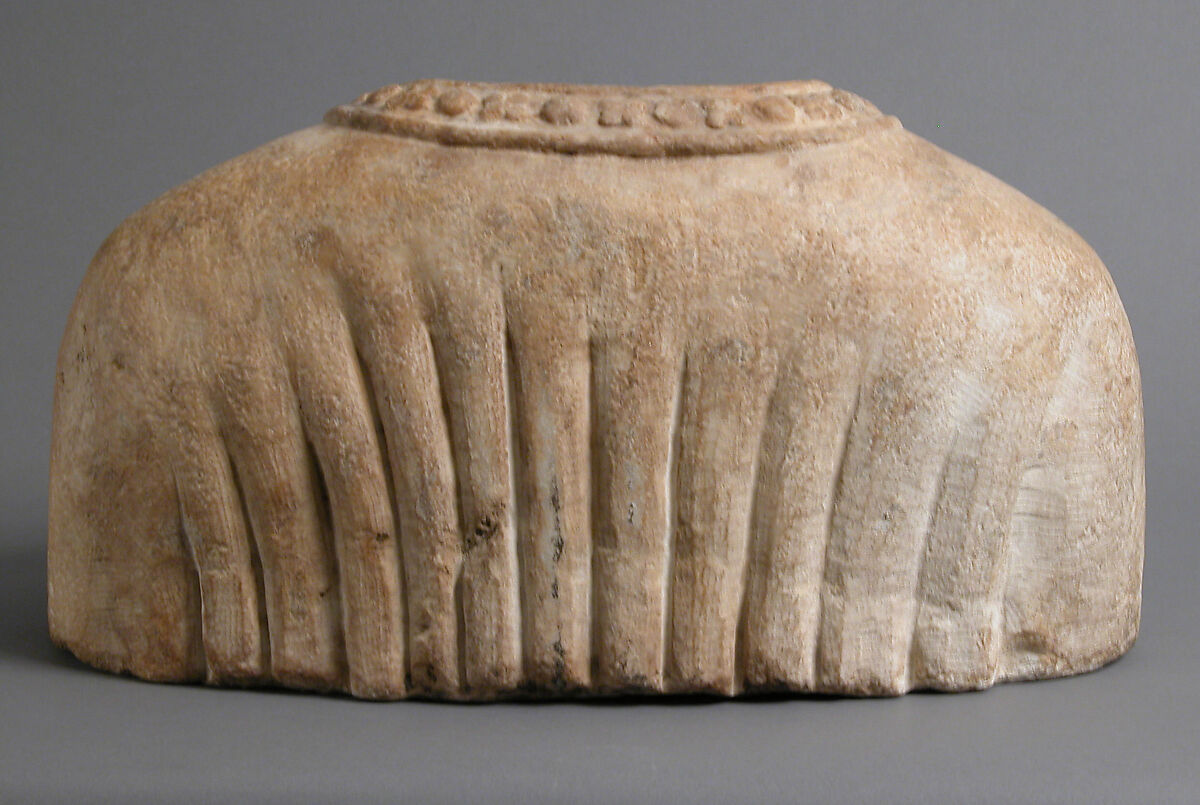 Shoulders from Portrait Bust, Marble, Italian