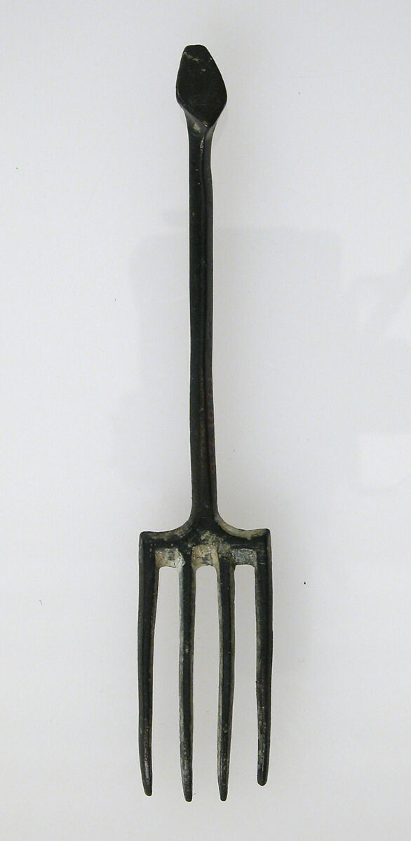 Fork, Copper alloy, Roman