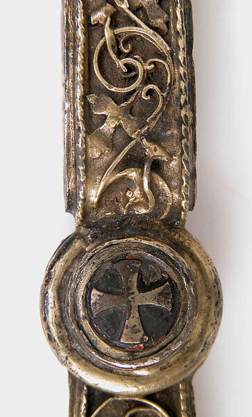 Belt Hook, Workshop of Louis Marcy (Luigi Parmeggiani) (Italian, 1860–1945) (?), Champlevé enamel, silver-gilt, French