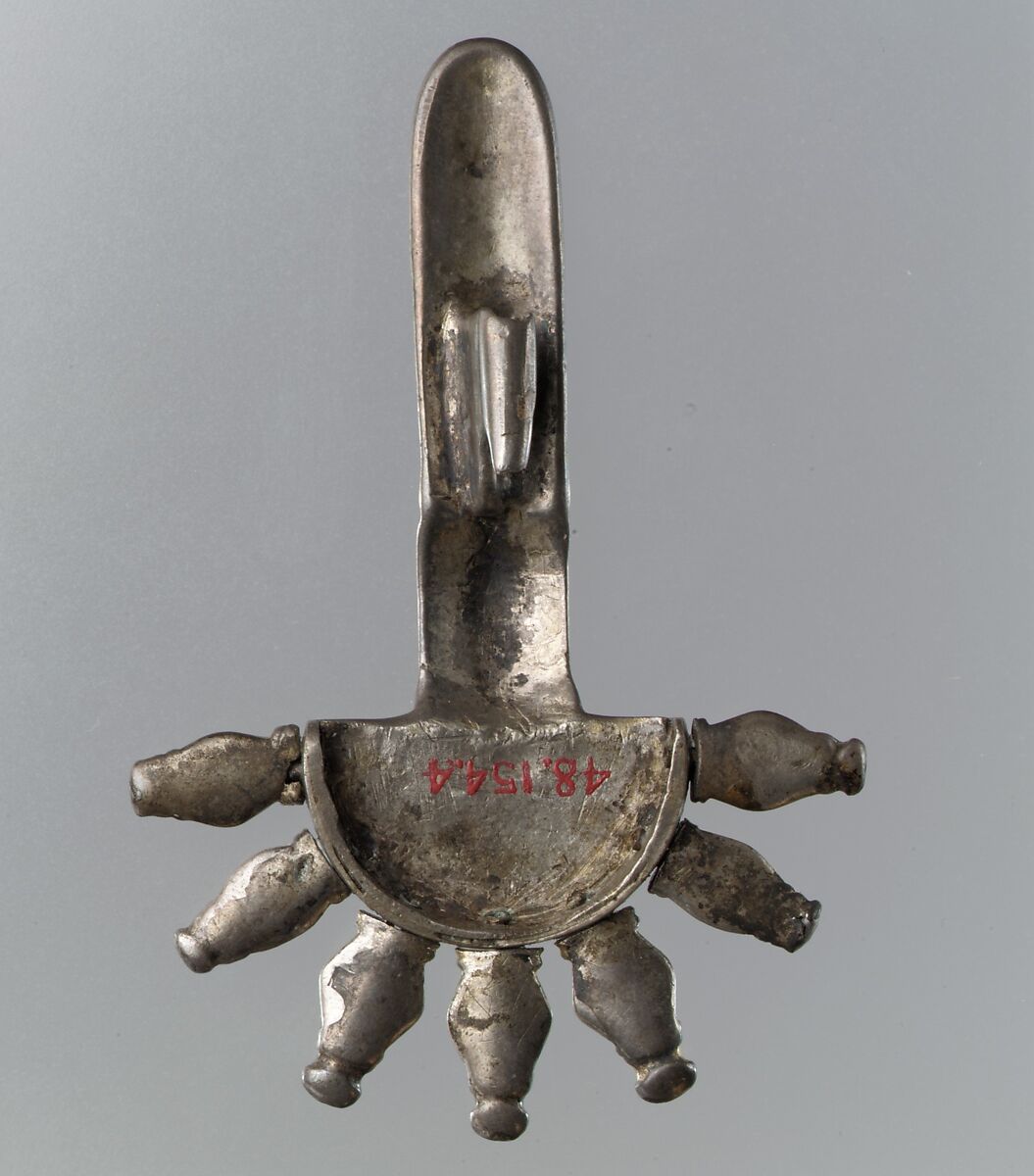 Bow Brooch, Silver-gilt, Alemannic