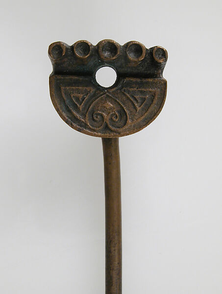 Pin with Hand-Shaped Head, Copper alloy, Irish
