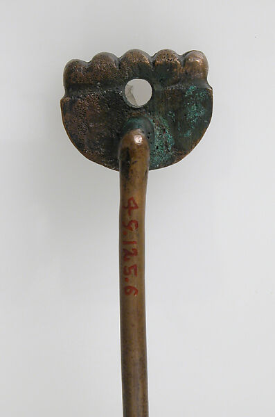 Pin with Hand-Shaped Head, Copper alloy, Irish