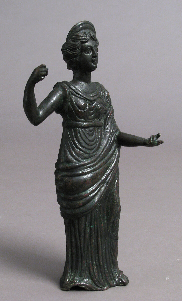 Statuette of a Woman, Copper alloy, Byzantine 