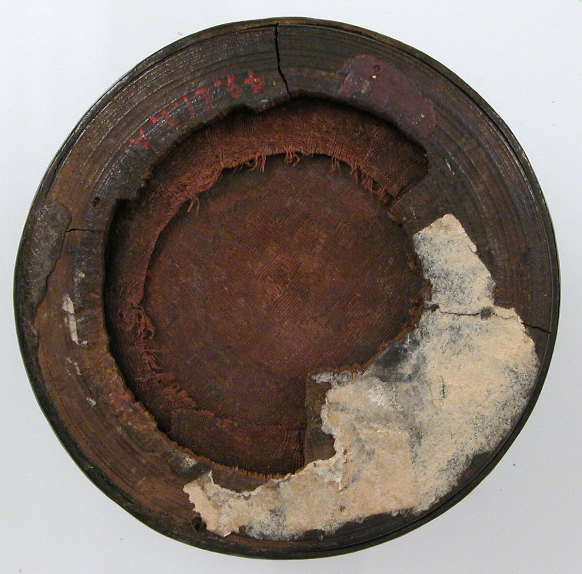 Box, Leather (Cuir bouilli), on wood core with textile interior, Italian