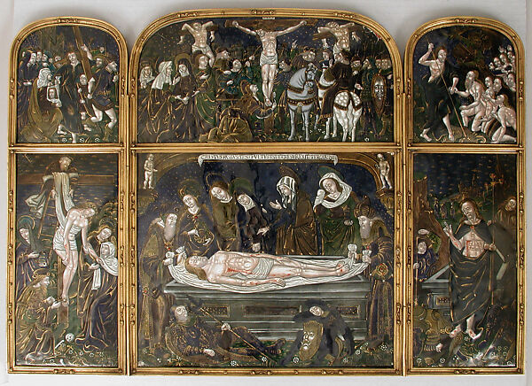 Triptych with the Entombment