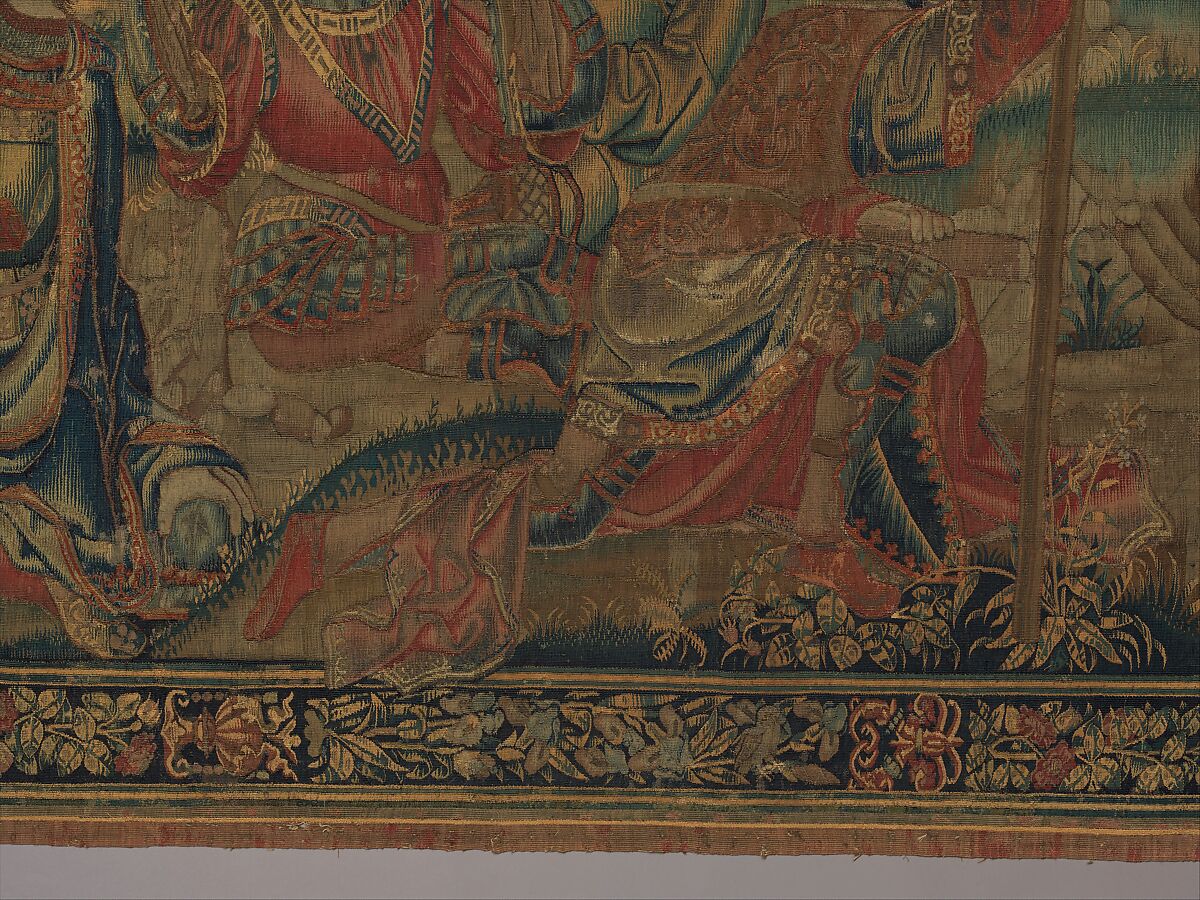 The Resurrection, Wool warp;  wool, silk, silver, and gilt wefts, South Netherlandish