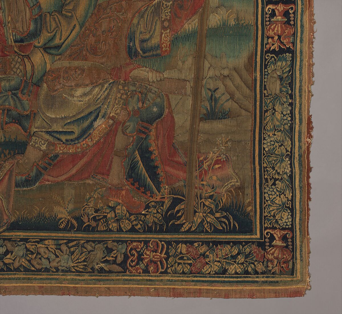 The Resurrection, Wool warp;  wool, silk, silver, and gilt wefts, South Netherlandish
