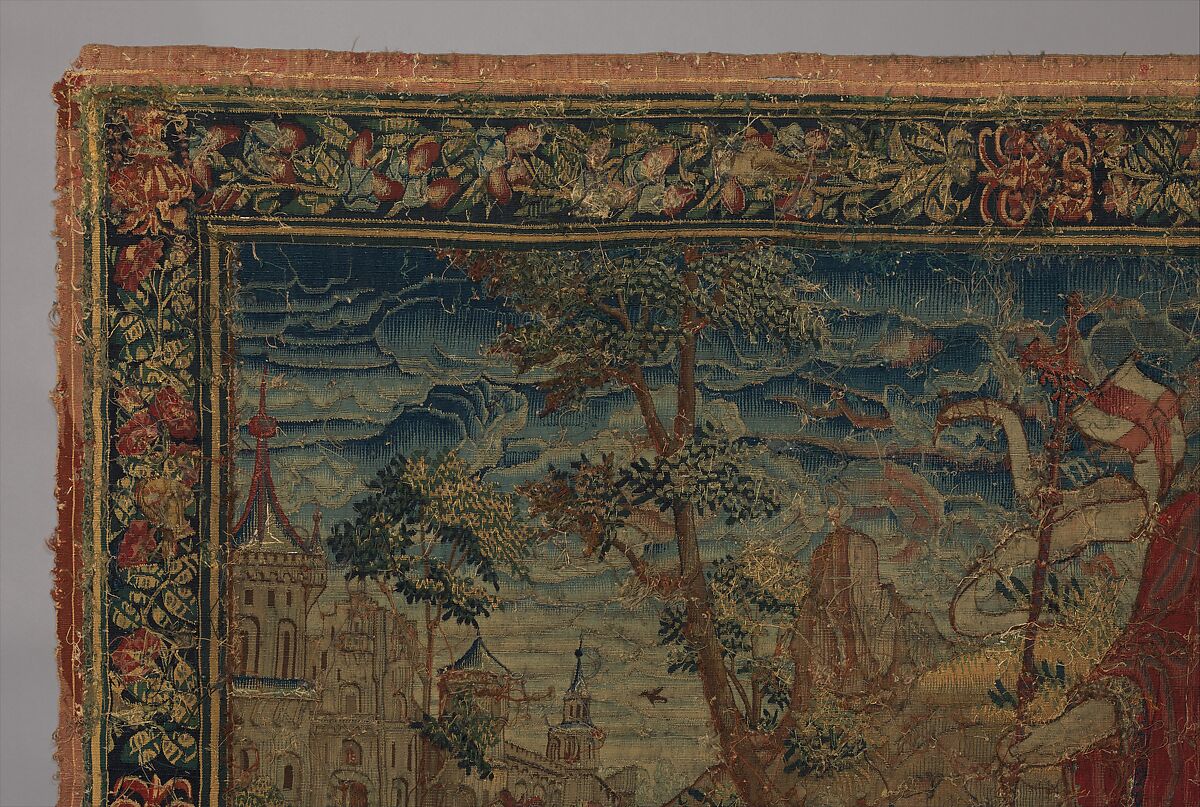 The Resurrection, Wool warp;  wool, silk, silver, and gilt wefts, South Netherlandish