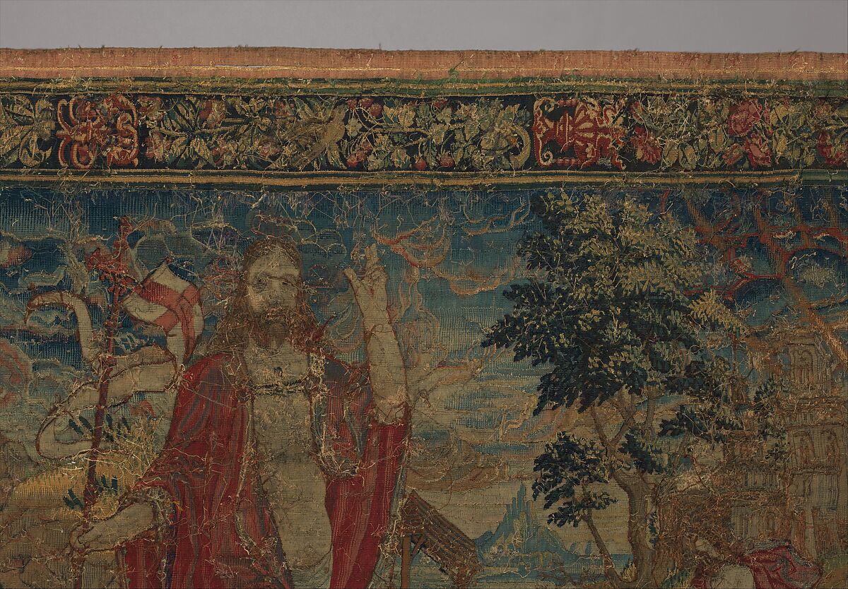 The Resurrection, Wool warp;  wool, silk, silver, and gilt wefts, South Netherlandish