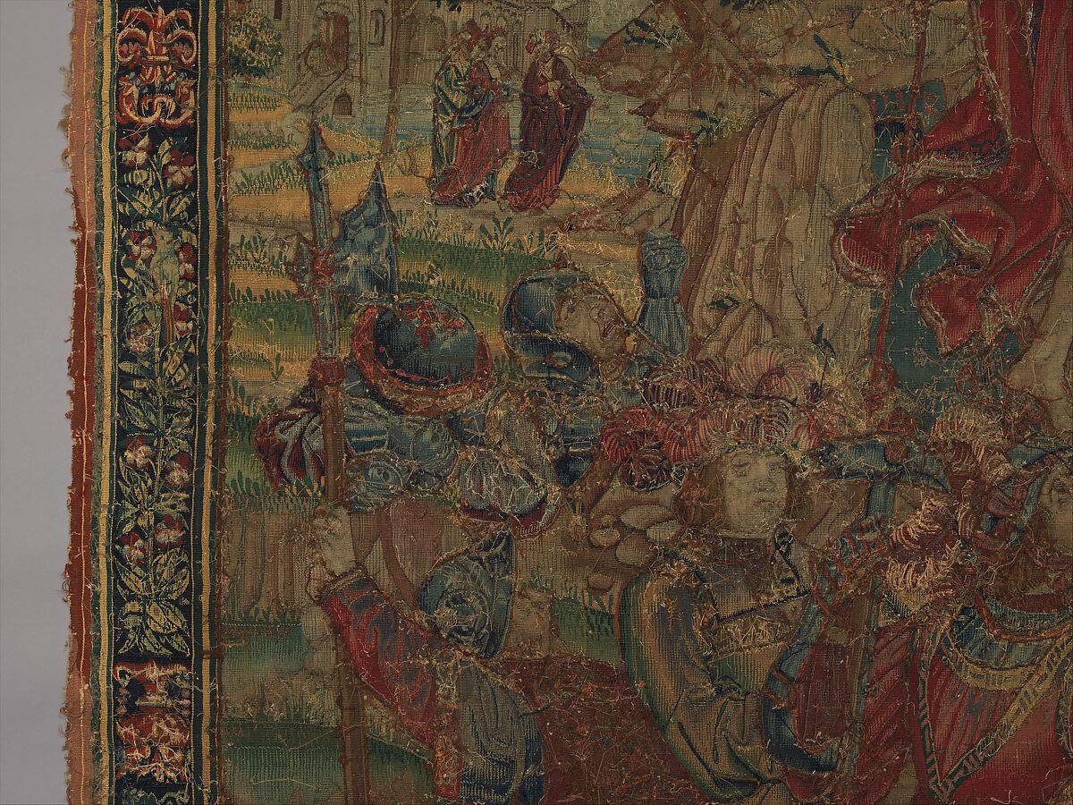 The Resurrection, Wool warp;  wool, silk, silver, and gilt wefts, South Netherlandish