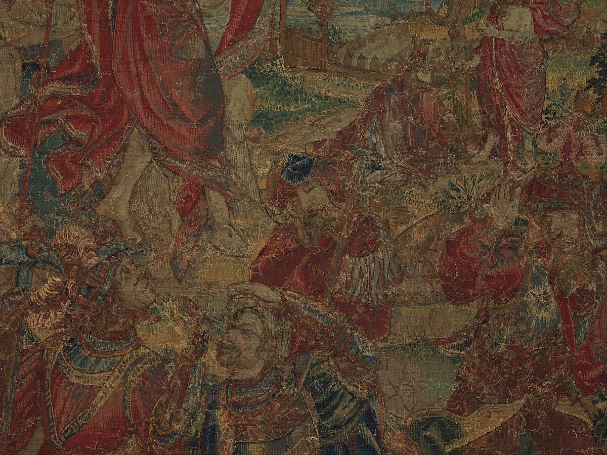 The Resurrection, Wool warp;  wool, silk, silver, and gilt wefts, South Netherlandish