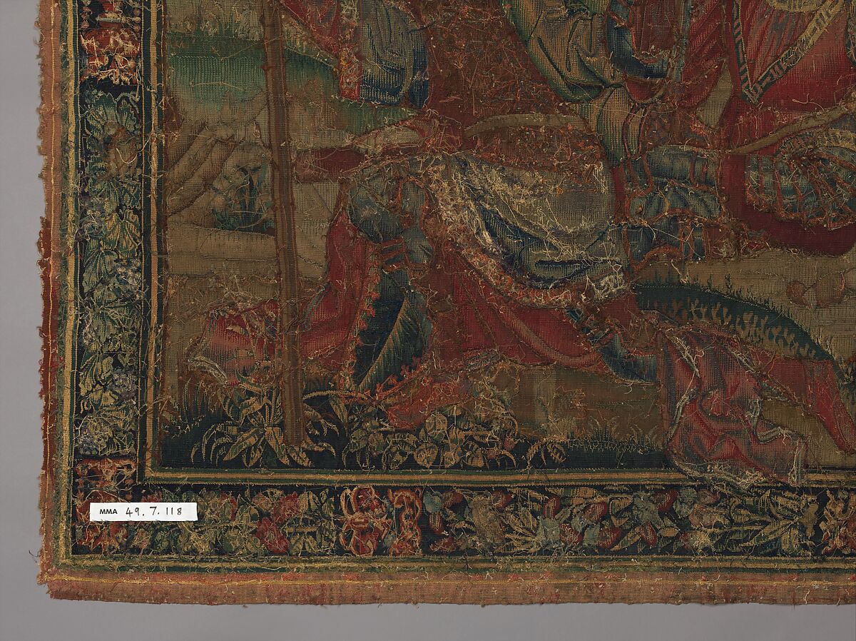 The Resurrection, Wool warp;  wool, silk, silver, and gilt wefts, South Netherlandish