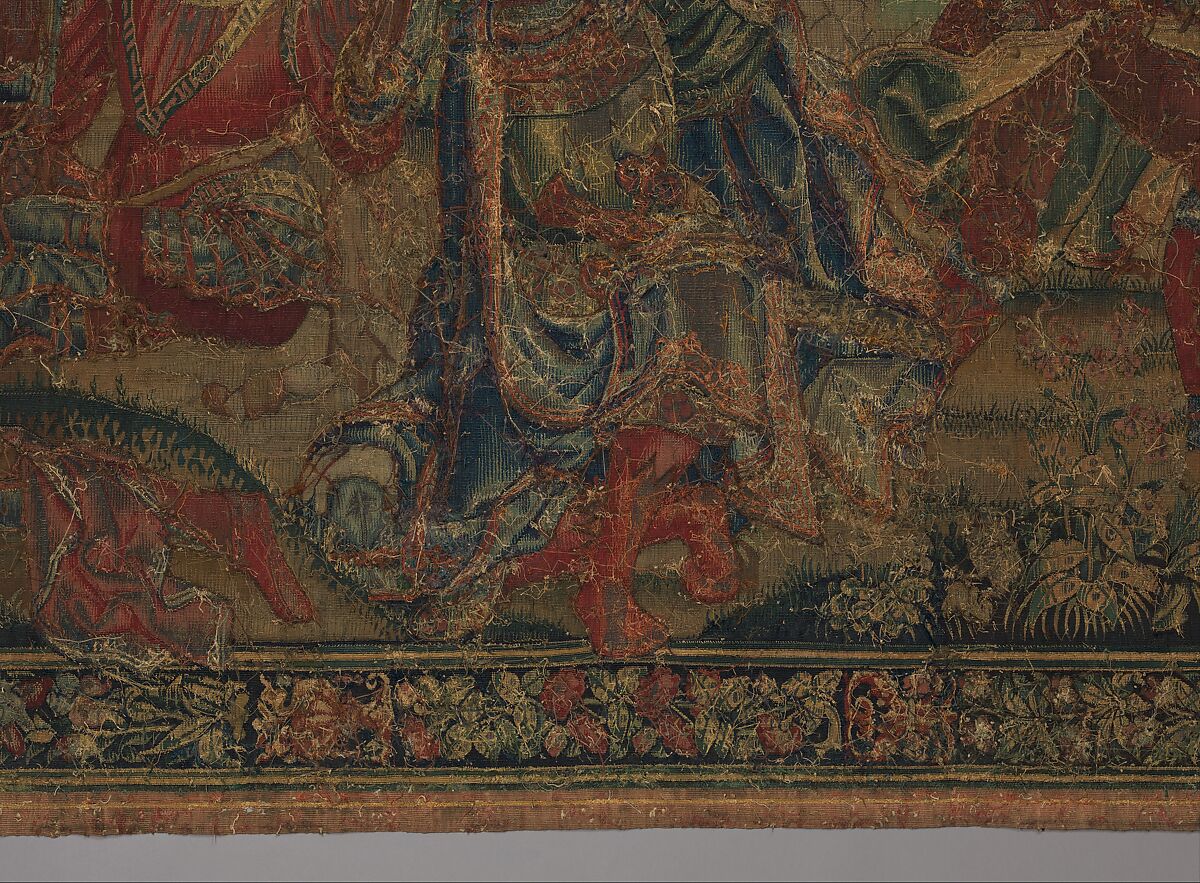 The Resurrection, Wool warp;  wool, silk, silver, and gilt wefts, South Netherlandish